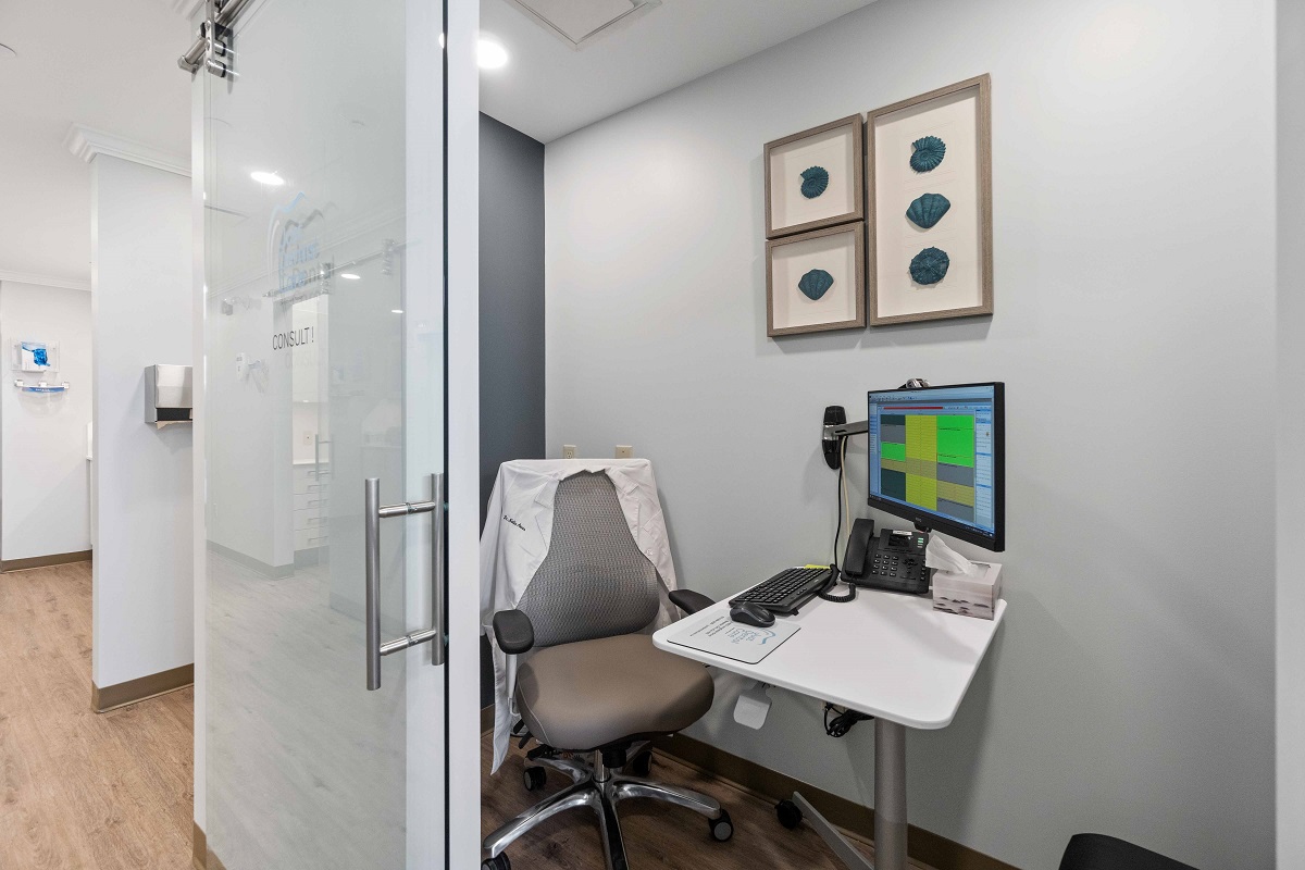 Private dental consultation room